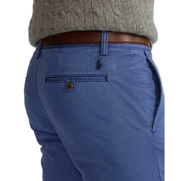 Polo Ralph Lauren Men's 32X30 Blue Classic-Fit Bedford 100% Cotton Chino Pants - Picture 4 of 4